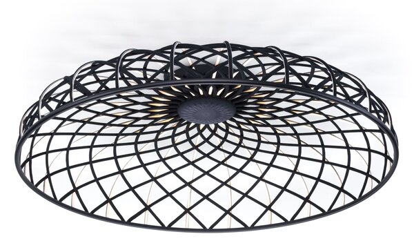 Flos F6393031 Skynest C, antracitové stropní svítidlo, 57W LED 2700K stmívatelné, prům. 90,4cm