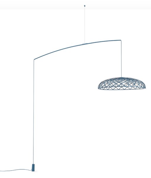 Flos F6394003 Skynest Motion, modré stropní svítidlo, 57W LED 2700K stmívatelné, prům. 90,4cm