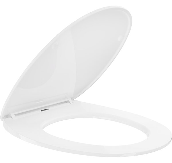 Mexen Egg deska wolnoopadající slim, duroplast, bílá lesk - 39243000