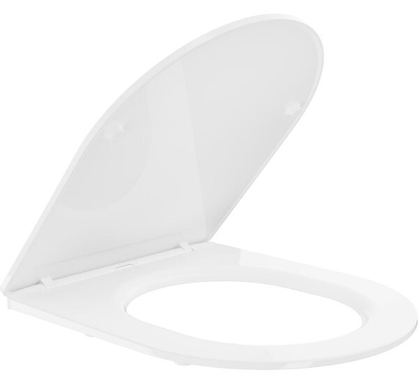 Mexen deska pomalu zavírající slim, duroplast, bílá lesklá - 39224000