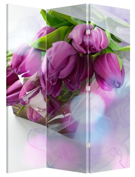 Paraván - Kytice tulipánů (126x170 cm)