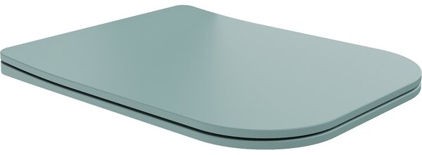 Mexen Teo pomalu klesající sedátko slim, duroplast, světle zelená matná - 39840048