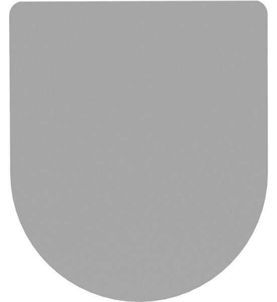 Mexen, pomalu padající sedátko Slim, duroplast, světle šedá matná - 39740061