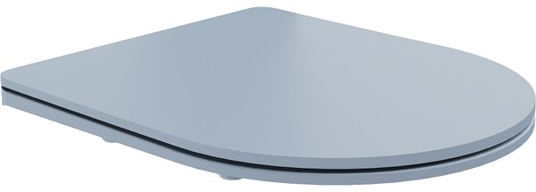 Mexen deska zpomaleně sklápějící slim, duroplast, šedo-modrá matná - 39740069