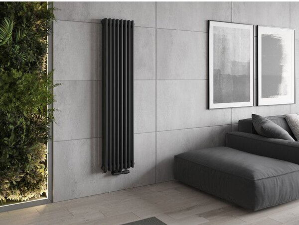 Mexen Denver dekorativní radiátor 1600 x 378 mm, 1487 W, antracit - W215-1600-378-00-66
