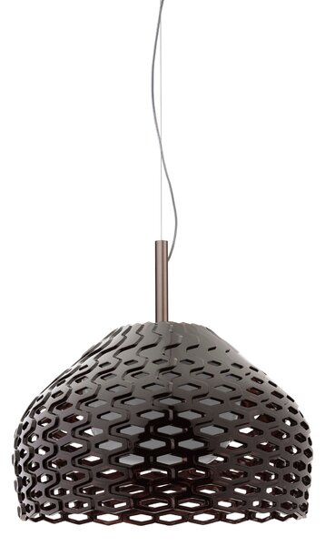 Flos F7766048 Tatou S2, okrově šedý designový lustr, 1x205W E27, prům. 50cm