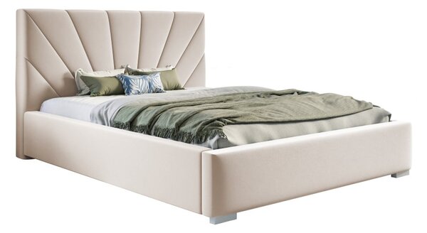 Čalouněná postel BED 9 120x200 světle béžová