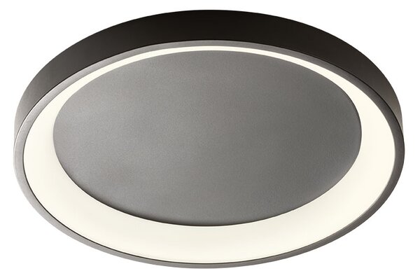 Redo 01-3904 Iconic, černé stropní svítidlo LED 30W 3000/4000K, tříkrokové stmívání, průměr 38cm