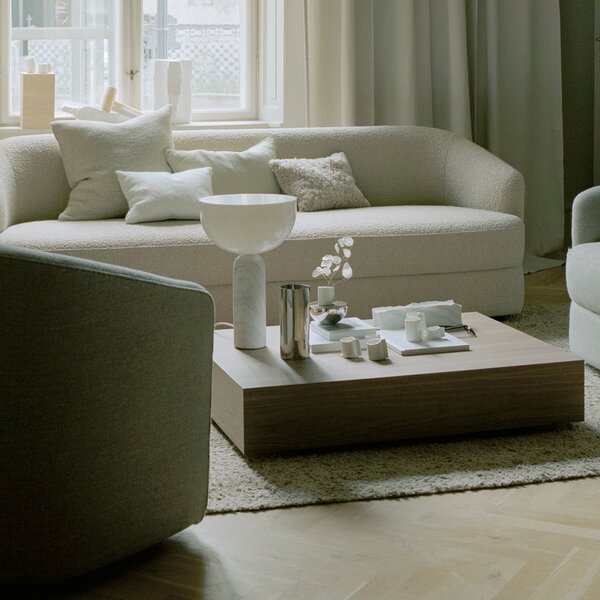 NEW WORKS Lampa Kizu, L, White Marble