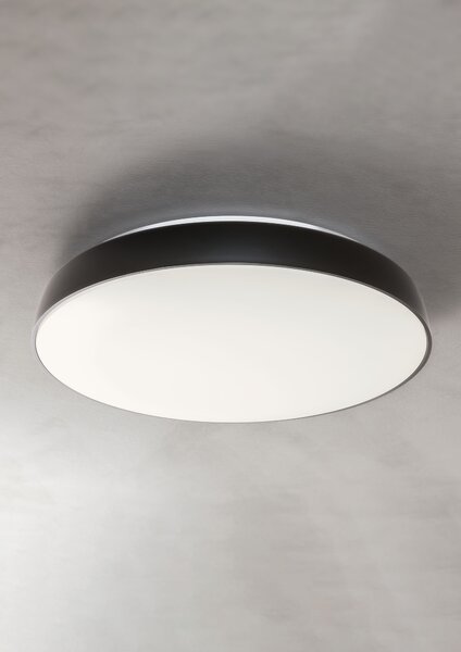 Redo 01-1680 Erie, černé stropní svítidlo LED 24W, 3000K, průměr 41,5cm
