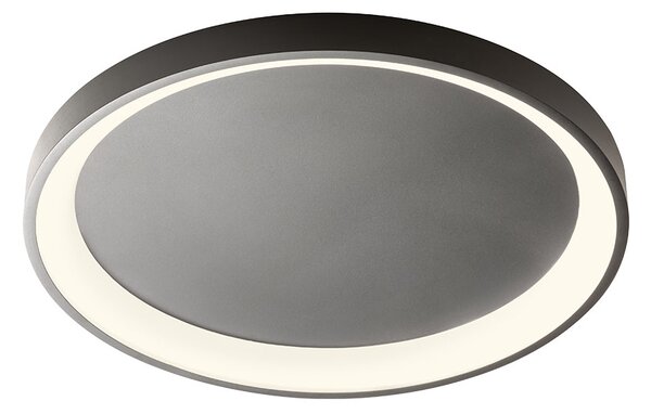 Redo 01-3907 Iconic, černé stropní svítidlo LED 40W 3000/4000K, tříkrokové stmívání, průměr 48cm