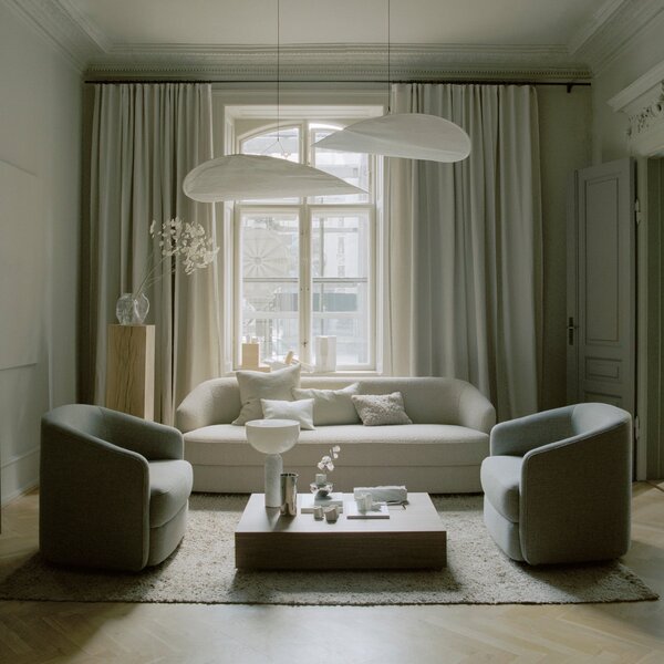 NEW WORKS Lampa Kizu, L, White Marble