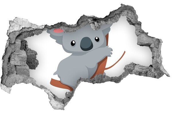 Díra 3D fototapeta nálepka Koala na stromě nd-b-66617317