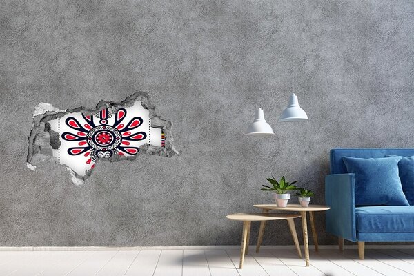 Díra 3D fototapeta na stěnu Polský lidový vzor nd-b-66483339