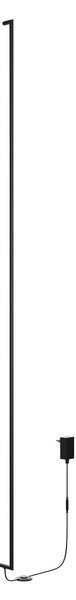 Redo 01-2793 Stick, nástěnné svítidlo s nožním vypínačem LED 36W 3000K, černá, výška 161cm