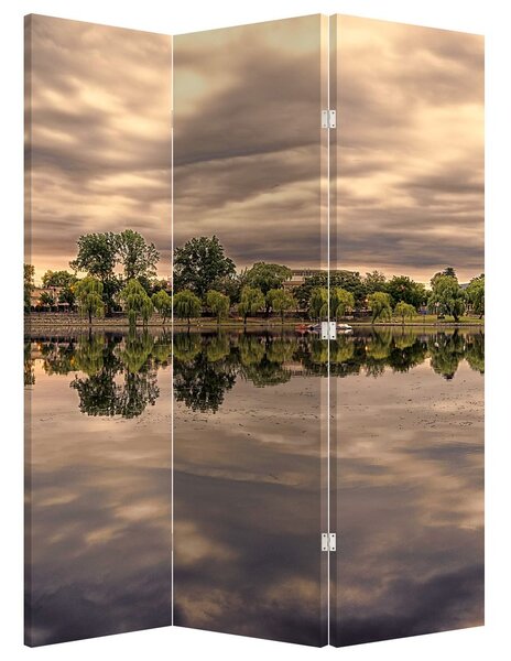 Paraván - Jezero a strom (126x170 cm)
