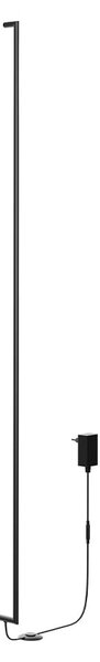 Redo 01-2795 Stick, nástěnné svítidlo s nožním vypínačem LED 48W 3000K, černá, výška 211cm