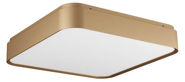 Redo 01-2577 Yomo, zlaté stropní svítidlo LED 47W 3000K, tříkrokové stmívání, 39,6x39,6cm