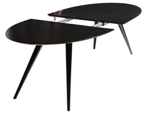 ​​​​​Dan-Form Černý dřevěný rozkládací stůl DAN-FORM Eclipse 200-300x110 cm