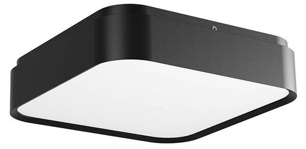 Redo 01-2575 Yomo, černé stropní svítidlo LED 32W 3000K, tříkrokové stmívání, 29,6x29,6cm