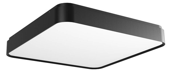 Redo 01-2581 Yomo, černé stropní svítidlo LED 60W 3000K, tříkrokové stmívání, 49,6x49,6cm