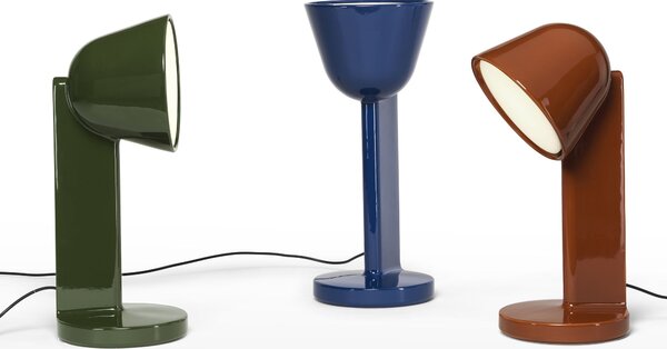 Flos F1634039 Céramique Down, zelená keramická lampa se stmívačem, 1x8W E27, výška 48,9cm