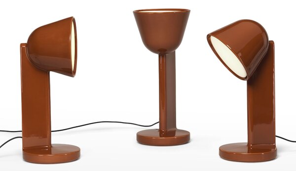 Flos F1632035 Céramique Up, červená keramická lampa se stmívačem, 1x8W E27, výška 50,4cm