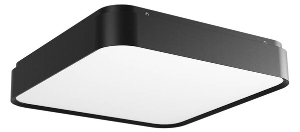 Redo 01-2578 Yomo, černé stropní svítidlo LED 47W 3000K, tříkrokové stmívání, 39,6x39,6cm