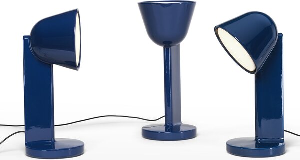Flos F1632014 Céramique Up, modrá keramická lampa se stmívačem, 1x8W E27, výška 50,4cm