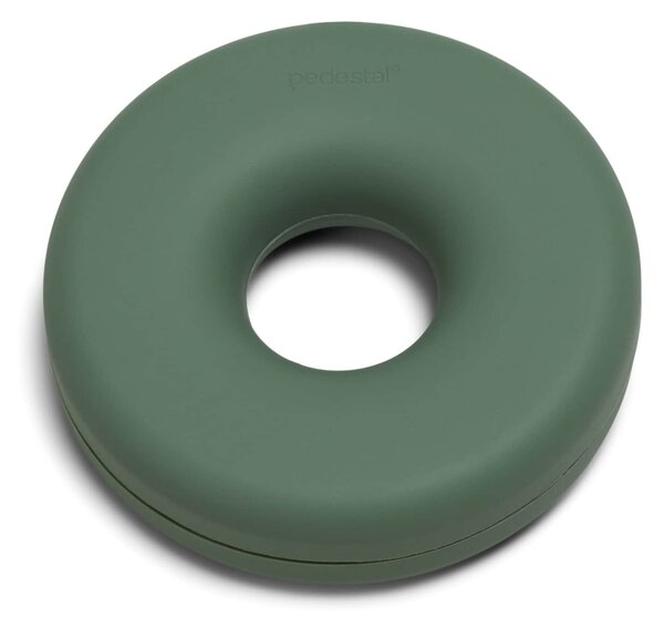 Silikonový organizér kabelů Bagel Mossy Green