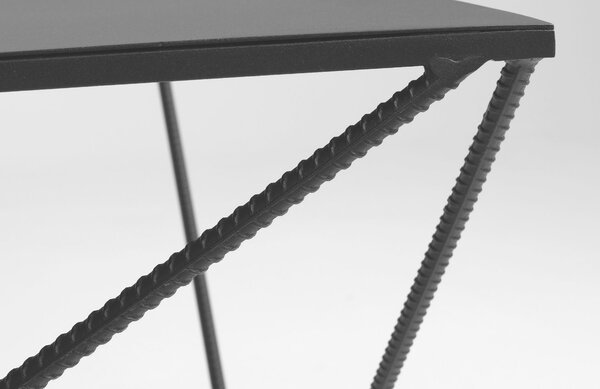 Nordic Design Kovový konferenční stolek Deryl 140x80 cm