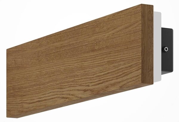 Maytoni LED nástěnné světlo BASIC TEXTURE, dřevo, šířka 30 cm,, Světlé dřevo, Obývací pokoj / jídelna, Dřevo, Moderní
