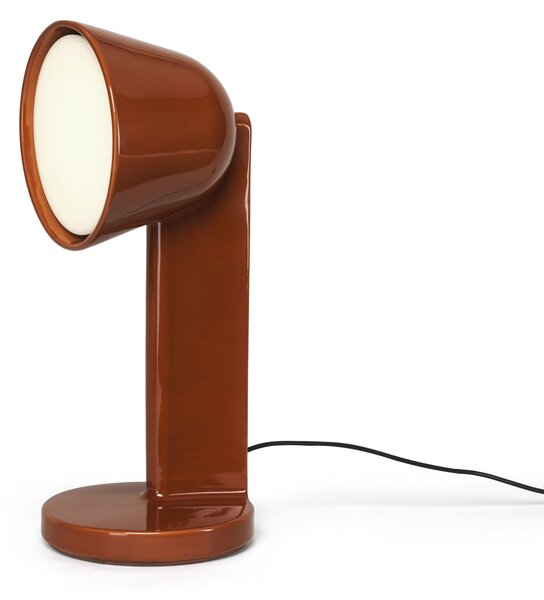 Flos F1633035 Céramique Side, červená keramická lampa se stmívačem, 1x8W E27, výška 50,4cm