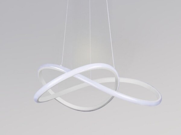 LED Stmívatelný lustr na lanku LED/85W/230V 3000-6500K + dálkové ovládání