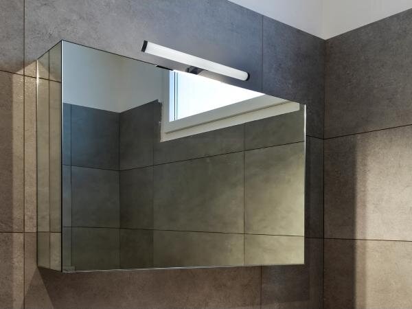 LED Koupelnové osvětlení zrcadla LED/8W/230V 30 cm IP44 černá