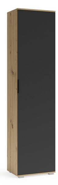 Halmar Šatní skříň / sloupek CLIF SL-50 dub artisan / antracit
