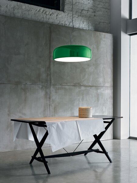 Flos F1371039 Smithfield S, zelené závěsné svítidlo, 4x70W E27, prům. 60cm