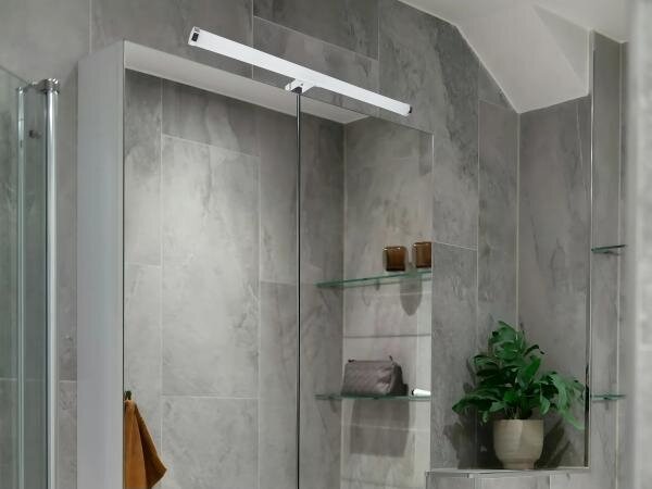 LED Koupelnové osvětlení zrcadla LED/12W/230V 59,5 cm IP44 lesklý chrom