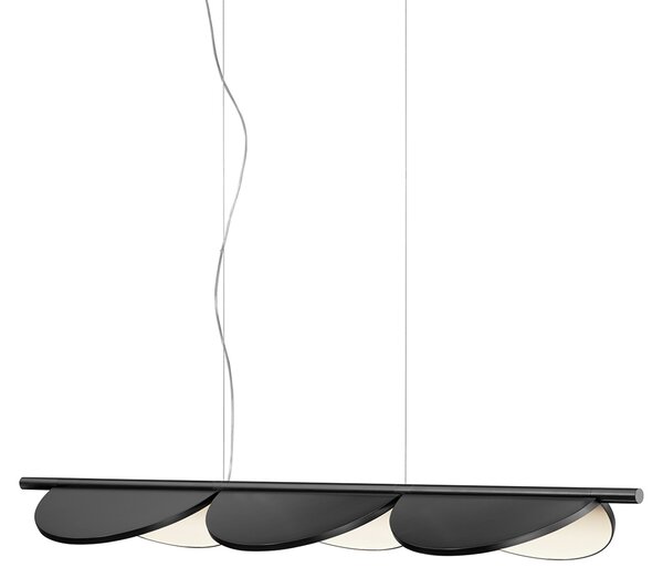 Flos F0420033 Almendra S3, závěsné svítidlo, antracitová, 45W 2700K stmívatelné, 128cm