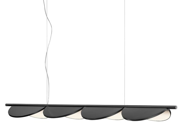 Flos F0422033 Almendra S4, závěsné svítidlo, antracitová, 60W 2700K stmívatelné, 166cm