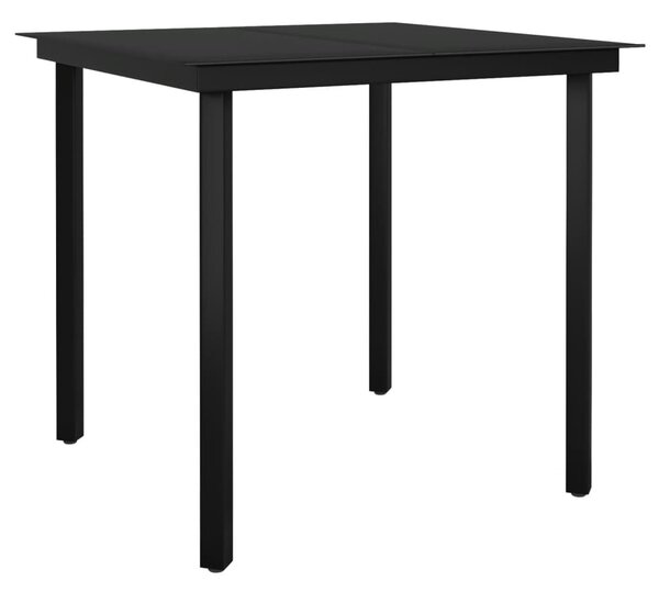 3dílný zahradní jídelní set s poduškami šedý polyratan 3262992