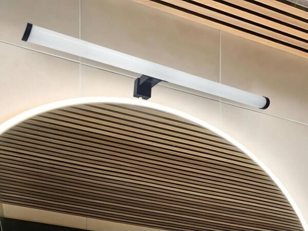 LED Koupelnové osvětlení zrcadla LED/12W/230V 59,5 cm IP44 černá