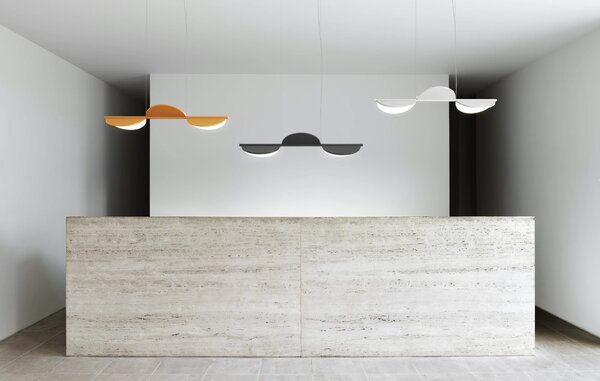 Flos F0420026 Almendra S3, závěsné svítidlo, tělová, 45W 2700K stmívatelné, 128cm