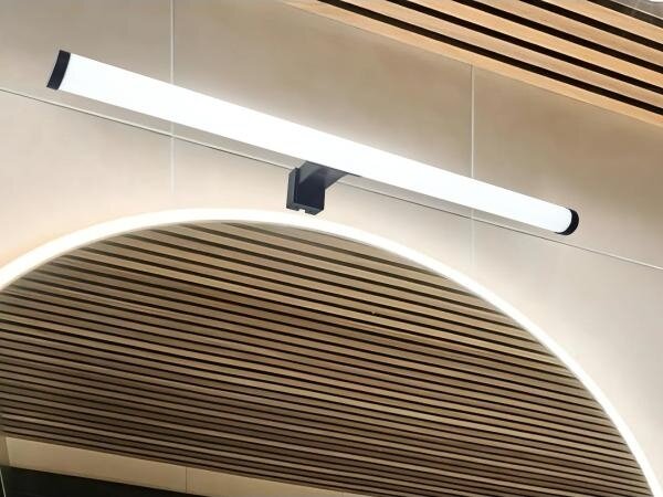 LED Koupelnové osvětlení zrcadla LED/12W/230V 59,5 cm IP44 černá