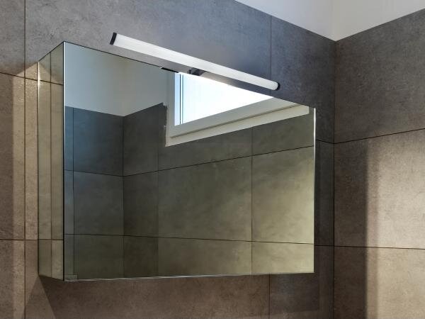 LED Koupelnové osvětlení zrcadla LED/12W/230V 59,5 cm IP44 černá