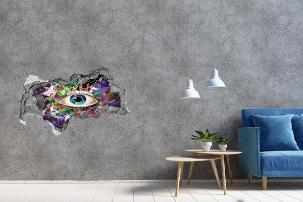 Díra 3D fototapeta nálepka Abstraktní oko nd-b-68352611