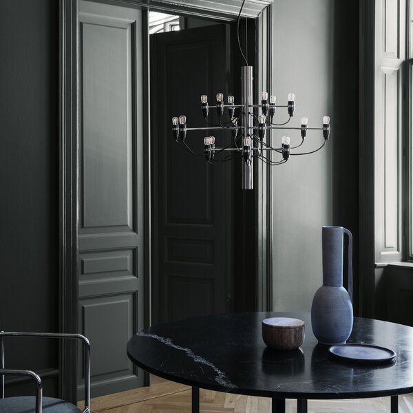 Flos A1352057 2097-18, luxusní chromový lustr, 18x15W E14 čirá, prům. 69cm, výška 51cm
