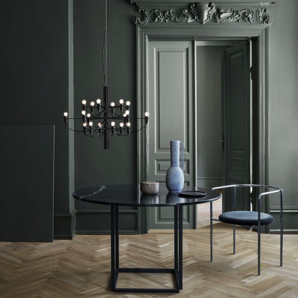 Flos A1352031 2097-18, luxusní matně černý lustr, 18x15W E14 čirá, prům. 69cm, výška 51cm