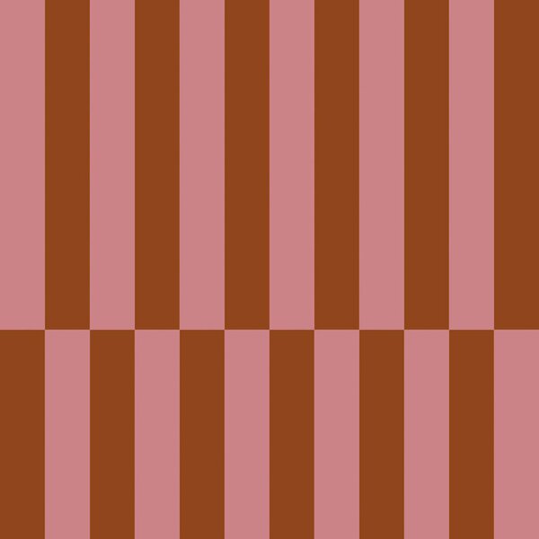 Tapeta s pruhy, červeno-hnědá, růžová, 131427, Color Pop, Esta Home