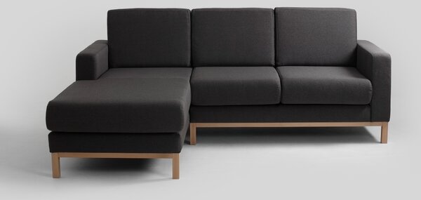 Nordic Design Rohová pohovka Skandi 215 cm, pravá